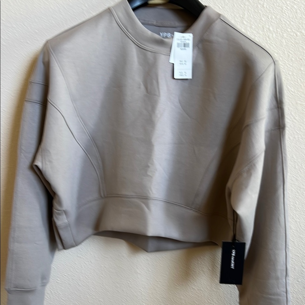 Abercrombie, YPB neoknit, cropped sweatshirt, medium